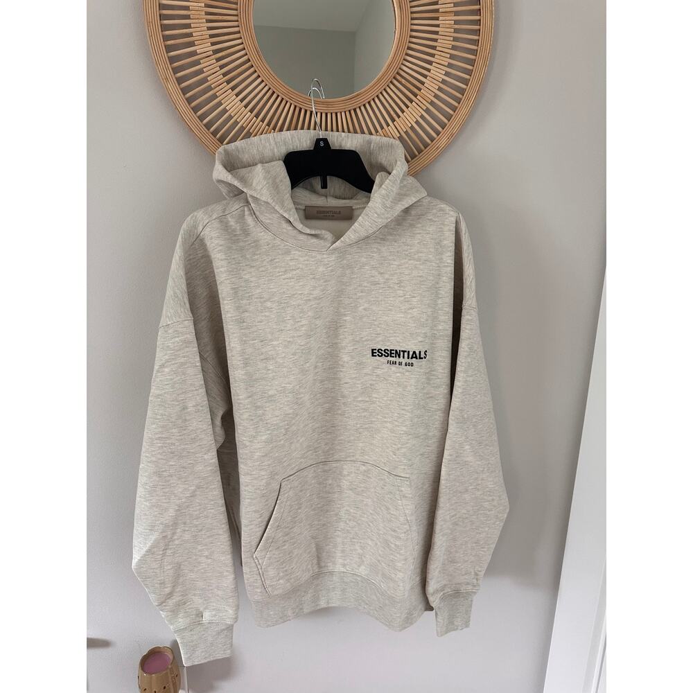 Fear of God Essentials Light Oatmeal Medium Unisex Sweatshirt